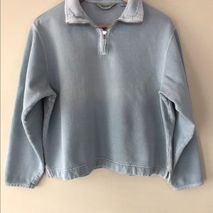 Vintage 90s Eddie Bauer Semi-Cropped Quarter Zip